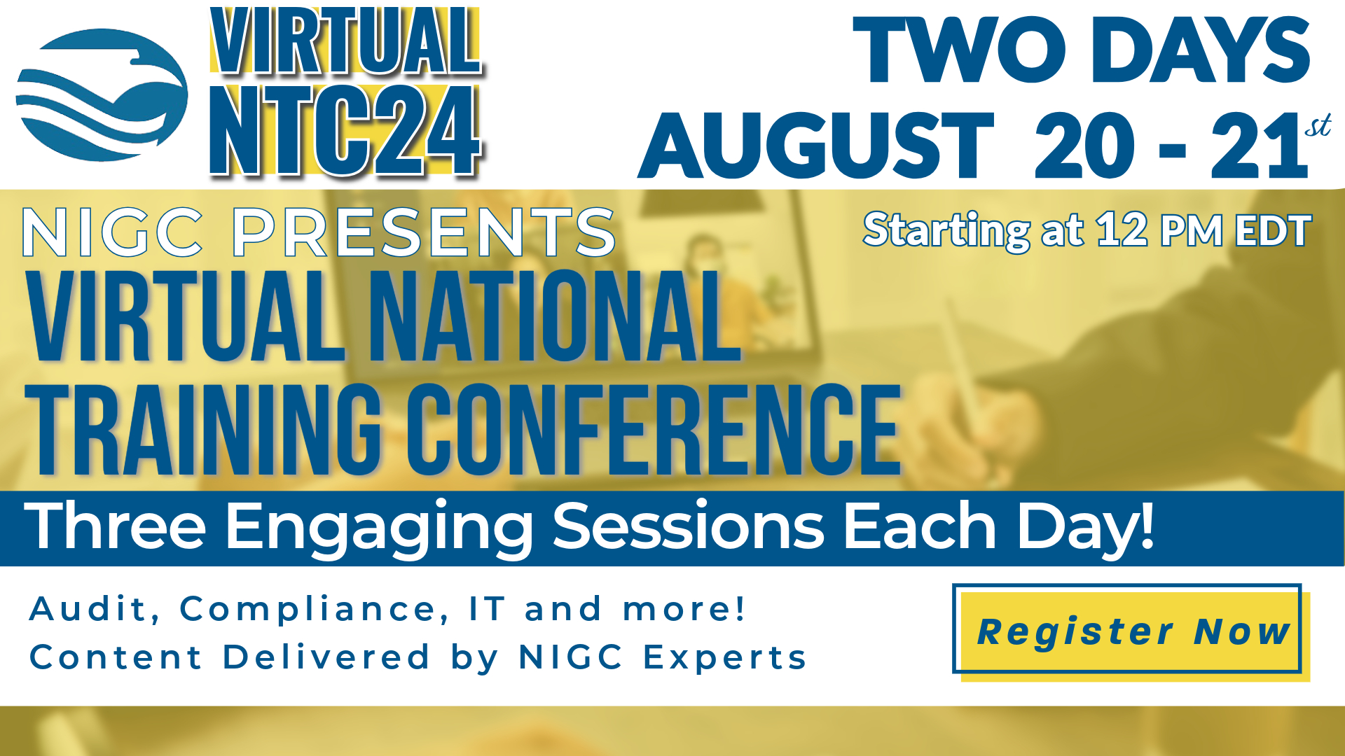 Virtual National Training Conference 2024 (Virtual NTC24) | 2 Day Fall Event