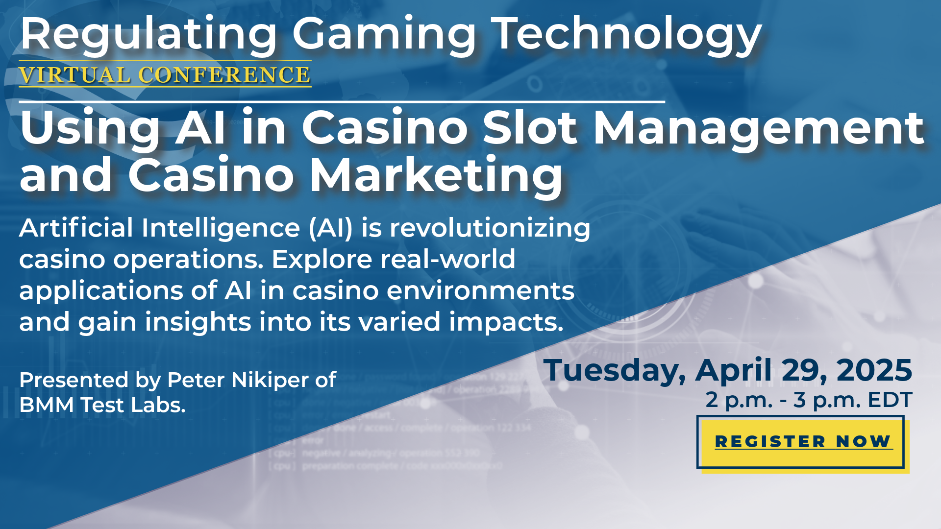 RGT, Session 3: Using AI in Casino Slot Management and Casino Marketing